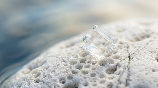 A close-up of a clean, glowing complexion representing skin vitality and cellular hydration supported by molecular hydrogen