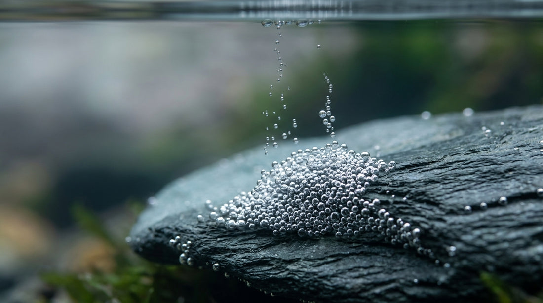 A person pouring water into a glass with a dissolving effervescent molecular hydrogen tablet, representing daily cellular hydration and vitality support