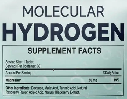 HALE Molecular Hydrogen Tablets